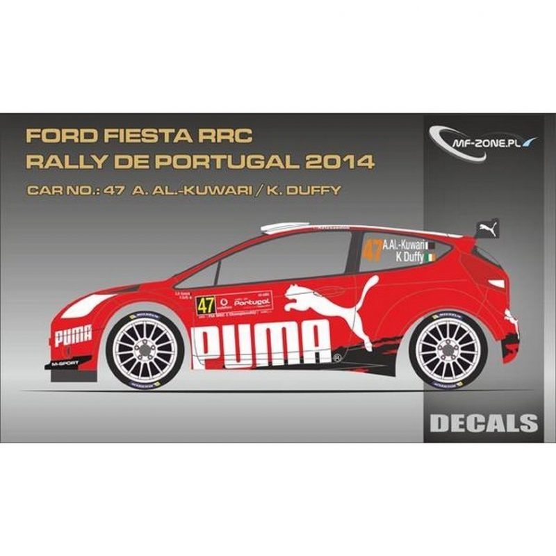 DECALS 1/43 FORD FIESTA RRC - #47 - KUWARI - RALLYE DU PORTUGAL 2014 - D43299