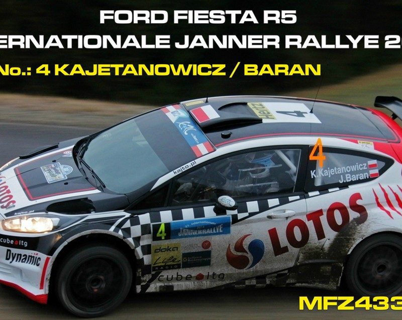DECALS 1/43 FORD FIESTA R5 - #3 - KAJETANOWICZ - RALLYE JANNER INT 2015 - D43363