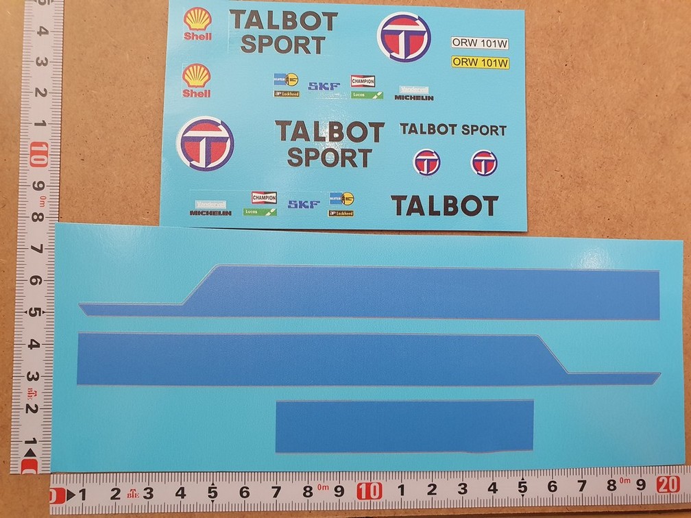 DECALS 1/24 CITROËN C35 ASSISTANCE "TALBOT SPORT" - MC24014 UV