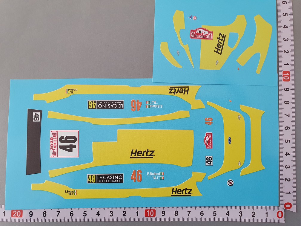 DECALS 1/24 FORD FIESTA R5 – #46 – BOLAND – RALLYE MONTE CARLO 2020 – VV24085