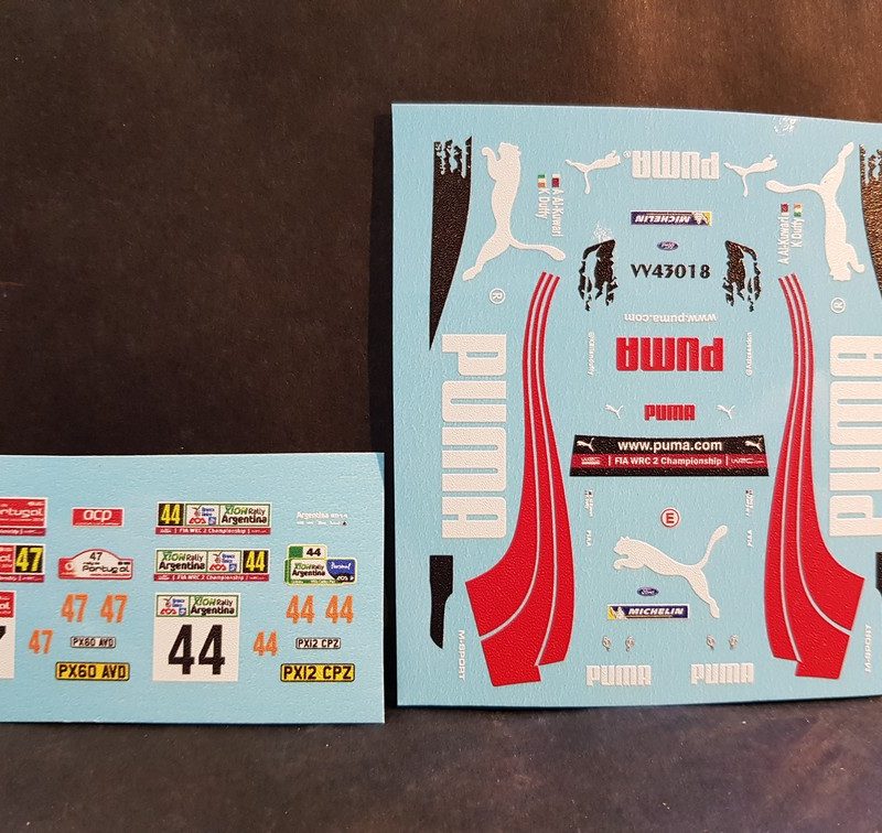 DECALS 1/43 FORD FIESTA WRC – AL KUWARI – RALLY PORTUGAL/ARGENTINE 2018 – COLORADO VV43018