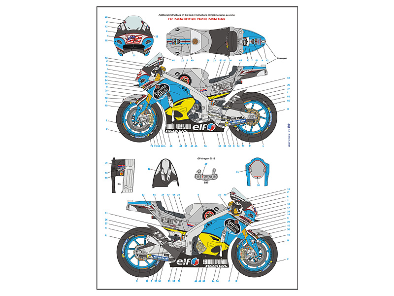 DECALS 1/12 HONDA RC213V - TEAM MARC VDS 2016 - BS12-016 – Image 4