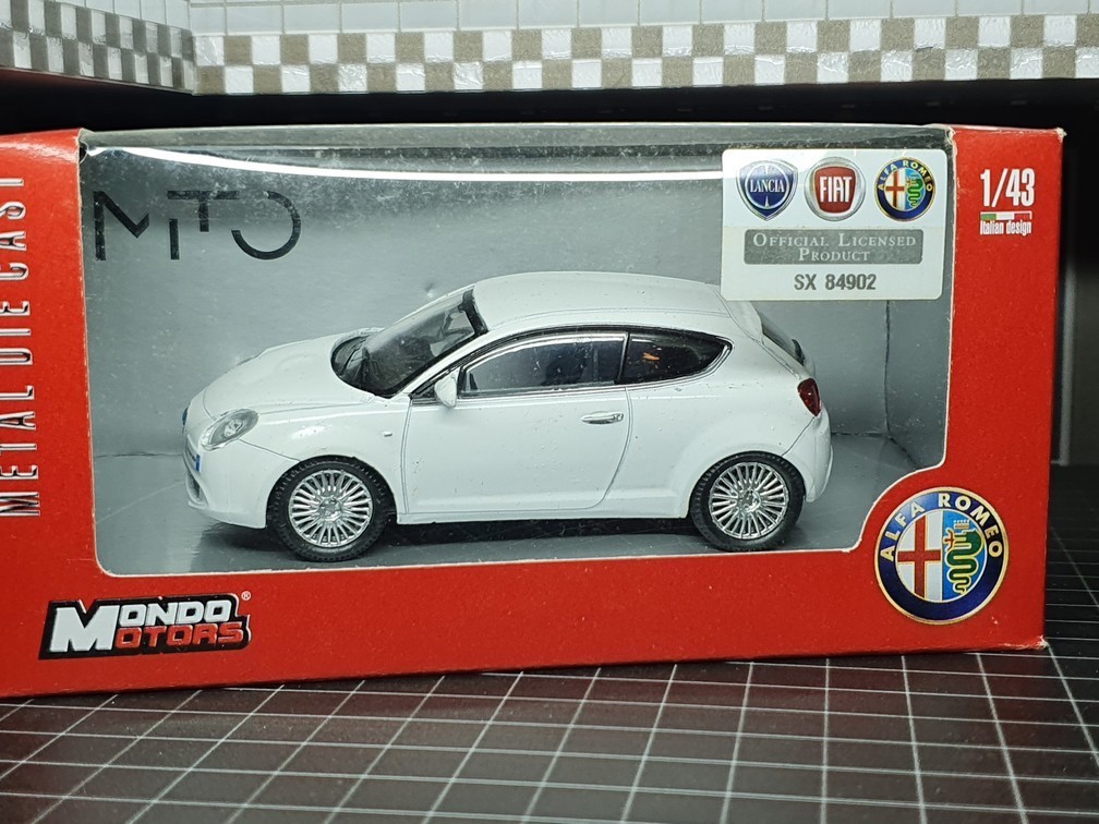 ALFA ROMEO MITO Blanche – 1/43 MONDO MOTORS