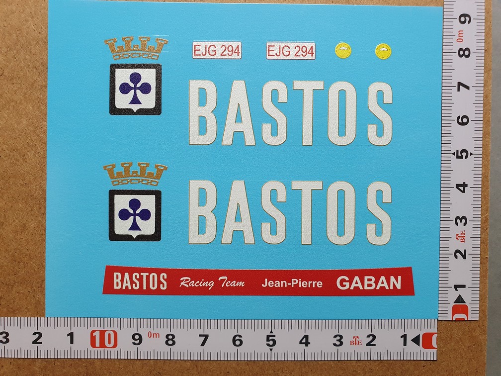 DECALS 1/18 FIAT 242 ASSISTANCE ” BASTOS RACING TEAM ” – COLORADO MC18017 UV – Image 2
