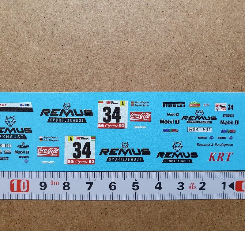 DECALS 1/43 OPEL ASTRA GSI 16v – #34 – SPERRER – RALLYE PORTUGAL 1995 – COLORADO VV43092