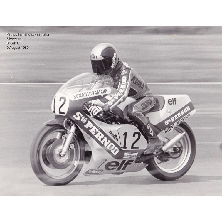 DECALS 1/12 YAMAHA YZR 500 "PERNOD" #12-PATRICK FERNANDEZ 1980 - SD-004 – Image 4