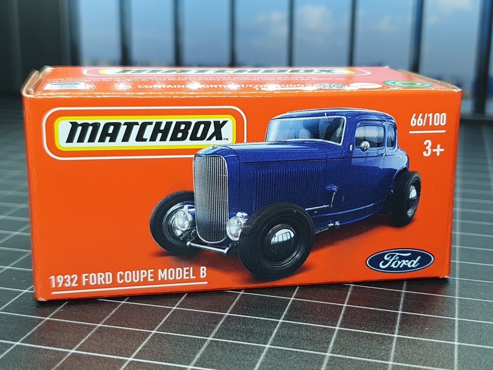 FORD COUPE MODEL B 1932 - 1/64 MATCHBOX POWER GRAB 2022 N°66/100 ...