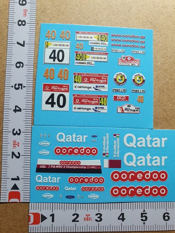 DECALS 1/43 FORD FIESTA RRC - #40 - AL-ATTIYAH - RALLYE PORTUGAL  2014 - VV43113