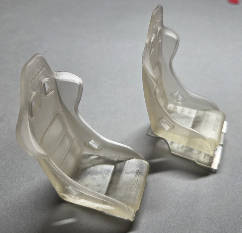 1 X SIEGE BAQUET AU 1/12 "SPARCO" IMPRESSION 3D – Image 4