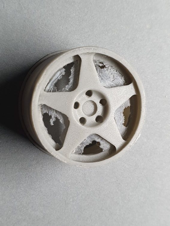 PIECES RESINE JANTES 1/24 SPEEDLINE WHEELS 5 RAYONS / 5 ECROUS 18" - TK2424 – Image 3