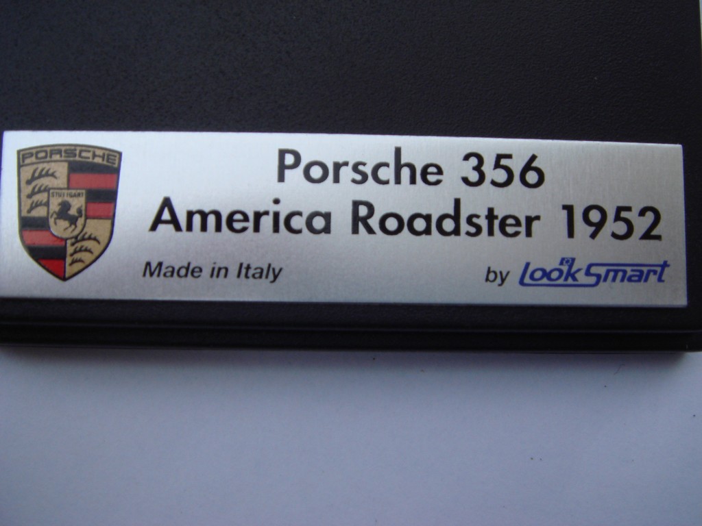 PORSCHE 356 AMERICA ROADSTER 1952 - 1/43 LOOKSMART WAP02000318