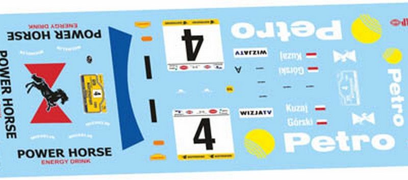 DECALS 1/43 SUBARU IMPREZA 555 - #4 - KUZAJ - RALLYE KORMORAN 1999 - D43462