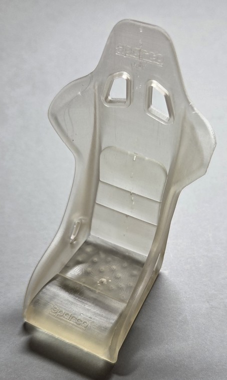 1 X SIEGE BAQUET AU 1/10 "SPARCO" IMPRESSION 3D